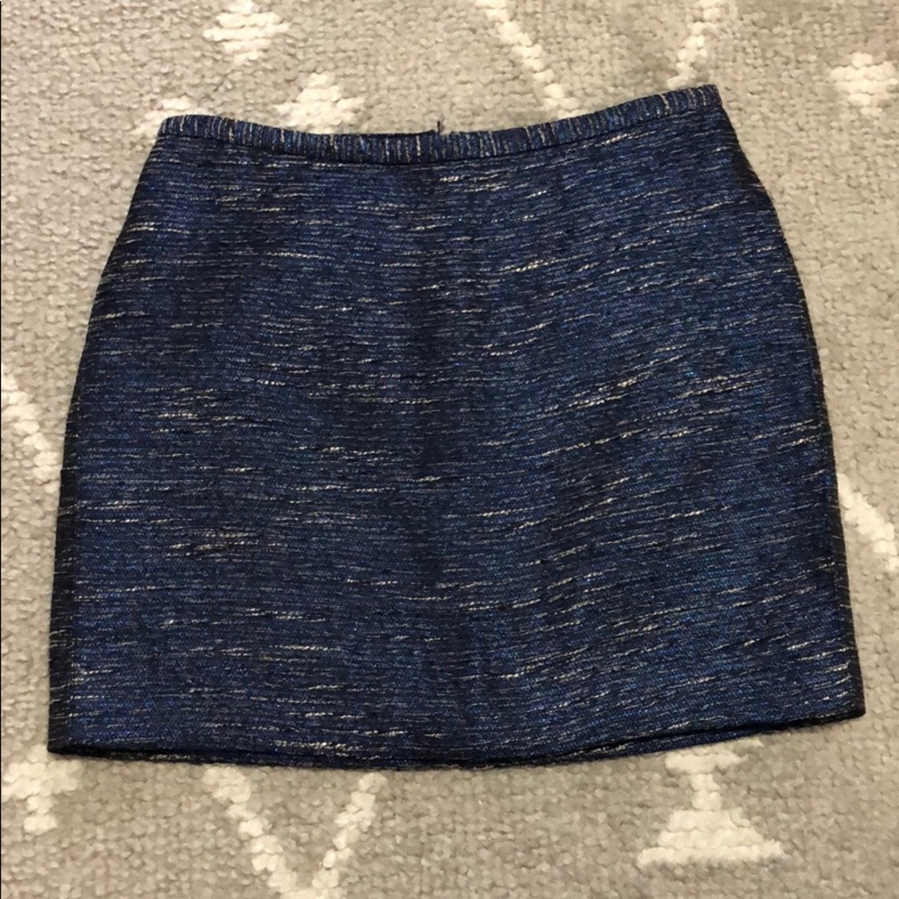 Madewell Blue Mini Skirt
